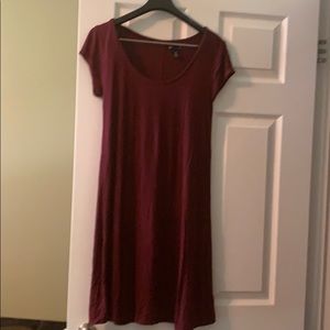 Maroon Old Navy cotton dress